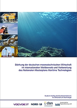 Titelblatt Studie: Stärkung der deutschen meerestechnischen Wirtschaft